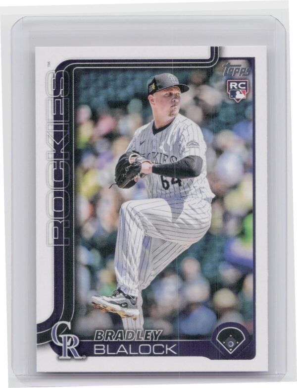 2025 Topps Bradley Blalock RC #161 Rockies