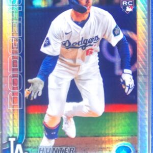 2025 Topps Chrome Hunter Feduccia Prism Refractors RC #288 Dodgers