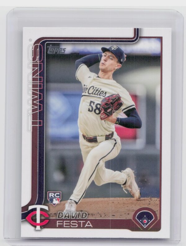 2025 Topps David Festa RC #178 Twins