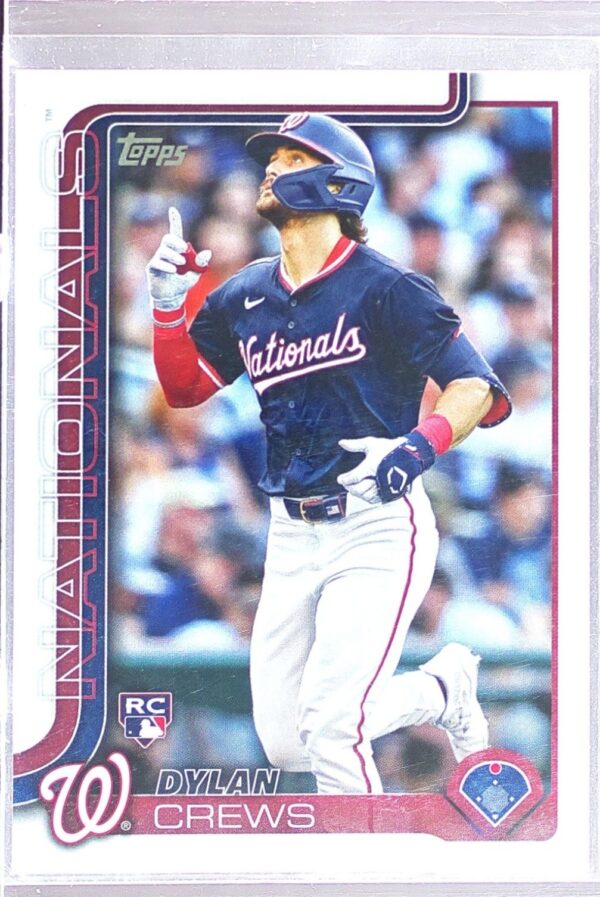 2025 Topps Dylan Crews RC #74 Nationals