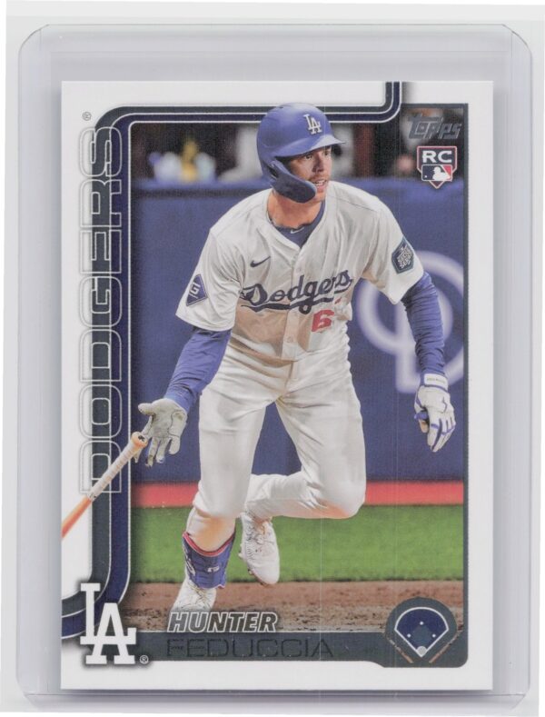 2025 Topps Hunter Feduccia RC #68 Dodgers