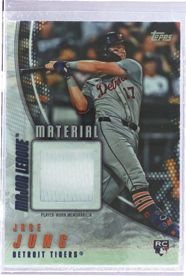2025 Topps Jace Jung JSY #MLM-JJ Tigers Major League Material Relics