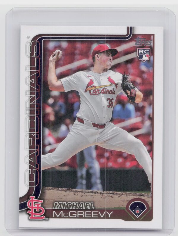 2025 Topps Michael McGreevy RC #193 Cardinals