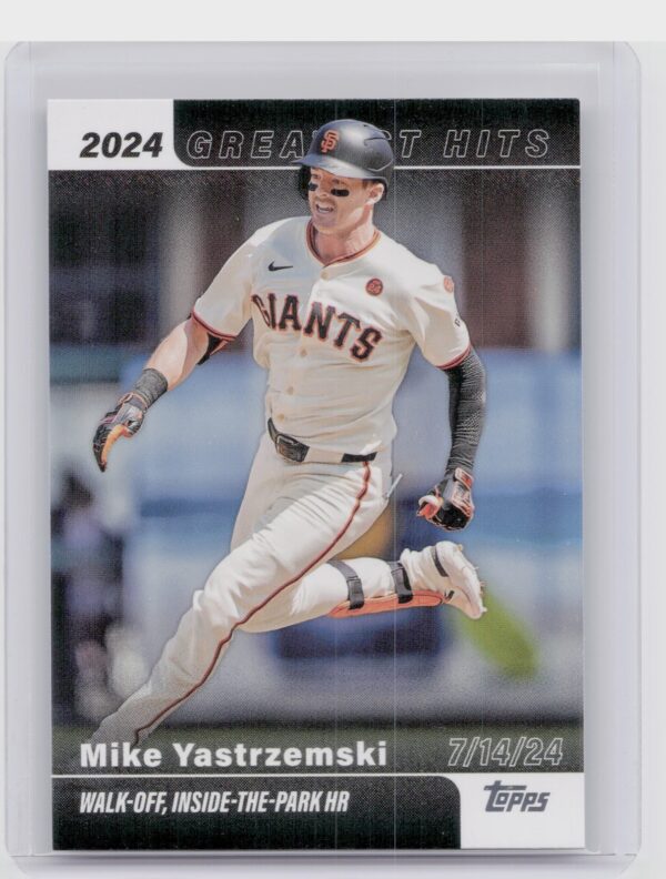 2025 Topps Mike Yastrzemski #GH-19 Giants 2024 Greatest Hits