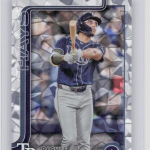 2025 Topps Richie Palacios Diamante Foil #124 Rays