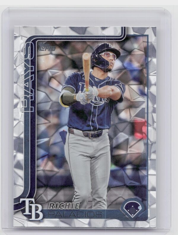 2025 Topps Richie Palacios Diamante Foil #124 Rays