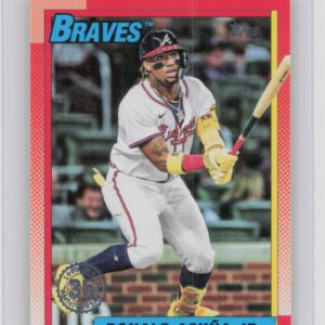2025 Topps Ronald Acuna Jr. #T90-75 Braves 1990 Topps Baseball 35th Anniversary