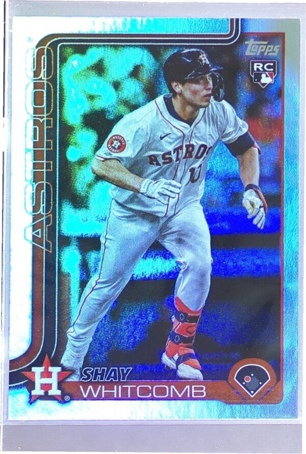 2025 Topps Shay Whitcomb Holo Foil RC #87 Astros