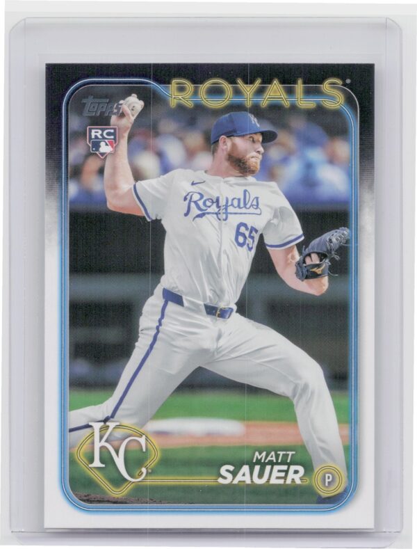 2025 Topps Update matt sauer US25 Royals