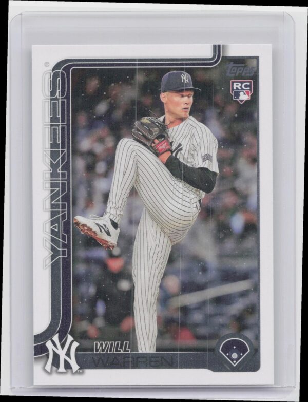 2025 Topps Will Warren RC #97 Yankees
