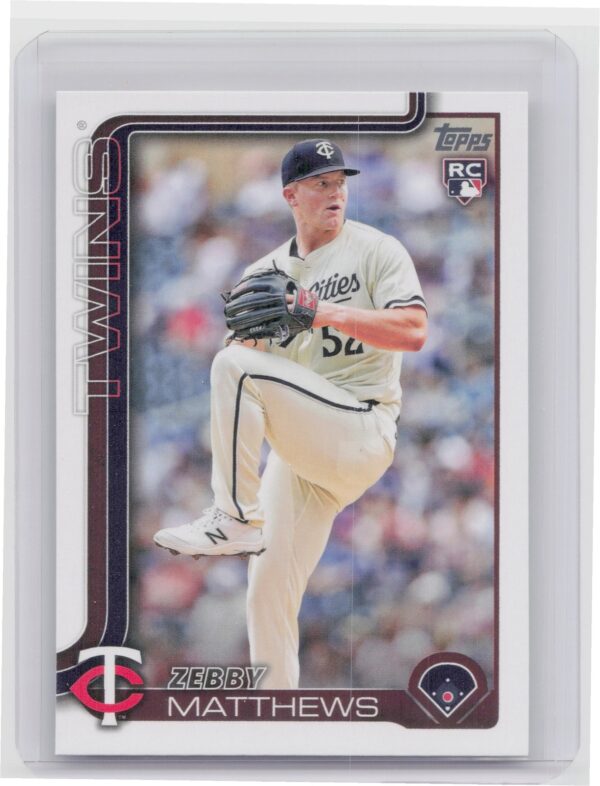 2025 Topps Zebby Matthews RC #283 Twins