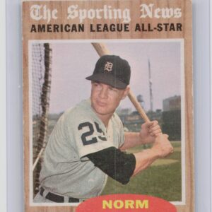 1962 Topps Norm Cash #466 Tigers