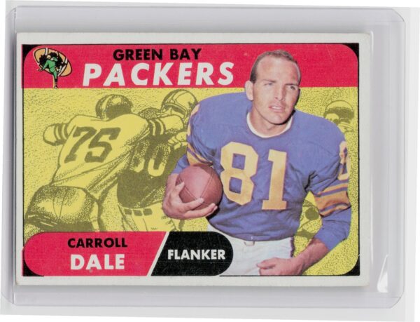 1968 Topps Carroll Dale #27 Packers