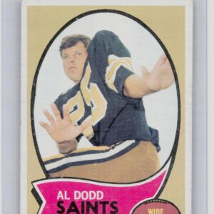 1970 Topps Al Dodd RC #123 Saints