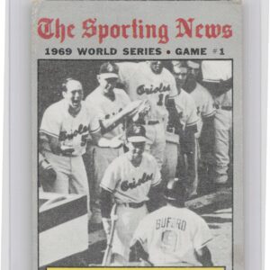 1970 Topps Buford Belts Leadoff Homer! #305 Orioles