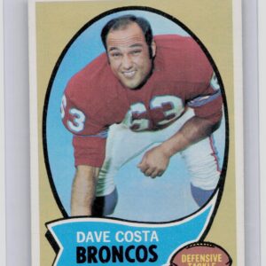1970 Topps Dave Costa #122 Broncos