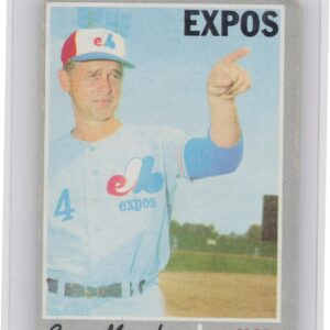 1970 Topps Gene Mauch #442 Expos