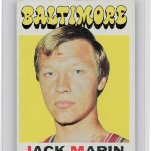 1971-72 Topps Jack Marin #112 Bullets