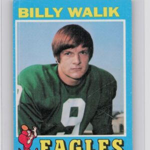 1971 Topps Billy Walik RC #23 Eagles