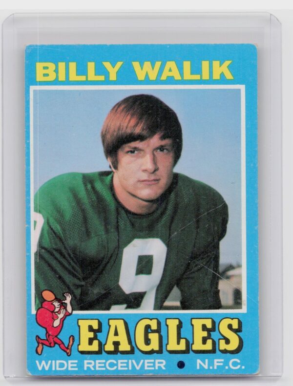 1971 Topps Billy Walik RC #23 Eagles