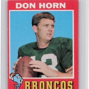1971 Topps Don Horn #59 Broncos