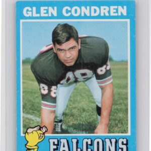 1971 Topps Glen Condren RC #122 Falcons
