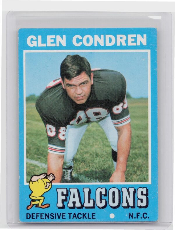 1971 Topps Glen Condren RC #122 Falcons