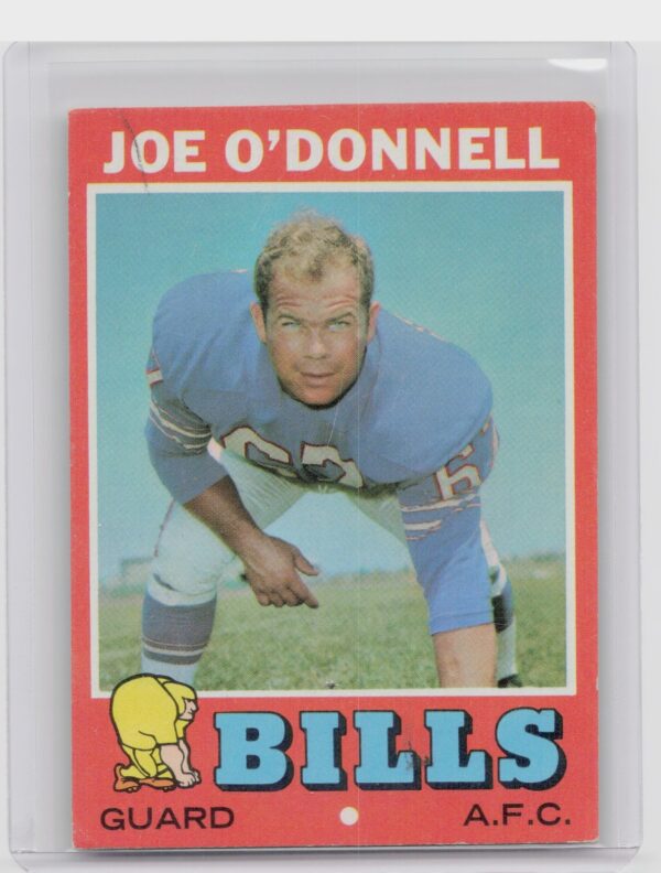 1971 Topps Joe O'Donnell RC #4 Bills