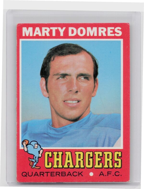 1971 Topps Marty Domres RC #66 Chargers
