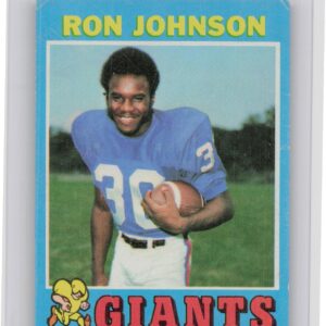 1971 Topps Ron Johnson RC #51 Giants