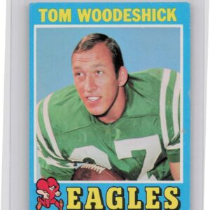 1971 Topps Tom Woodeshick #40 Eagles