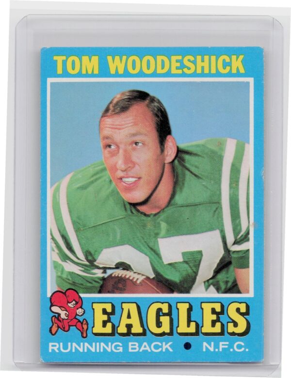 1971 Topps Tom Woodeshick #40 Eagles