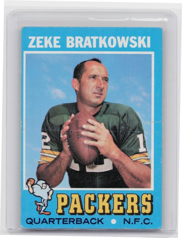 1971 Topps Zeke Bratkowski #111 Packers
