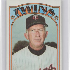 1972 Topps Bill Rigney #389 Twins