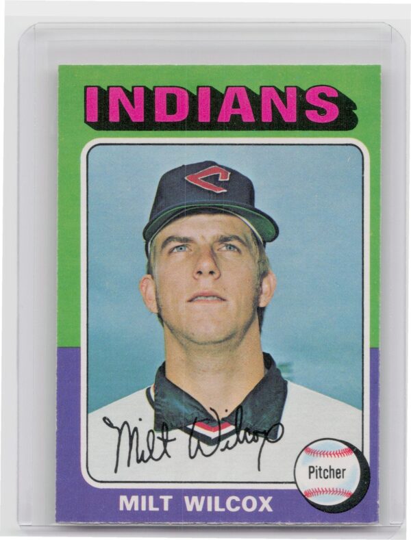 1975 Topps Milt Wilcox #14 Indians