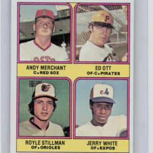 1976 Topps 1976 Rookie Catchers & Outfielders Merchant / Ott / Stillman / White
