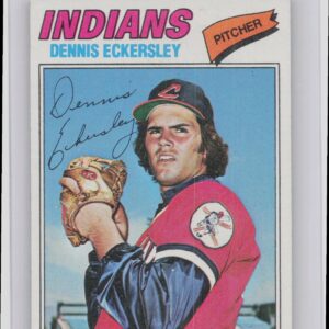 1977 Topps Dennis Eckersley #525 Indians