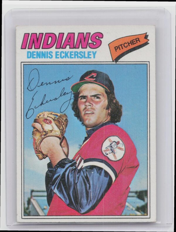 1977 Topps Dennis Eckersley #525 Indians