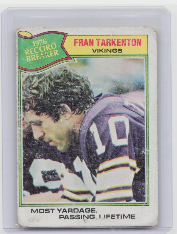 1977 Topps Fran Tarkenton #454 Vikings