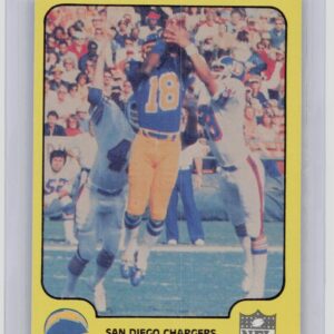 1978 Fleer Team Action Circus Catch! #47 Chargers