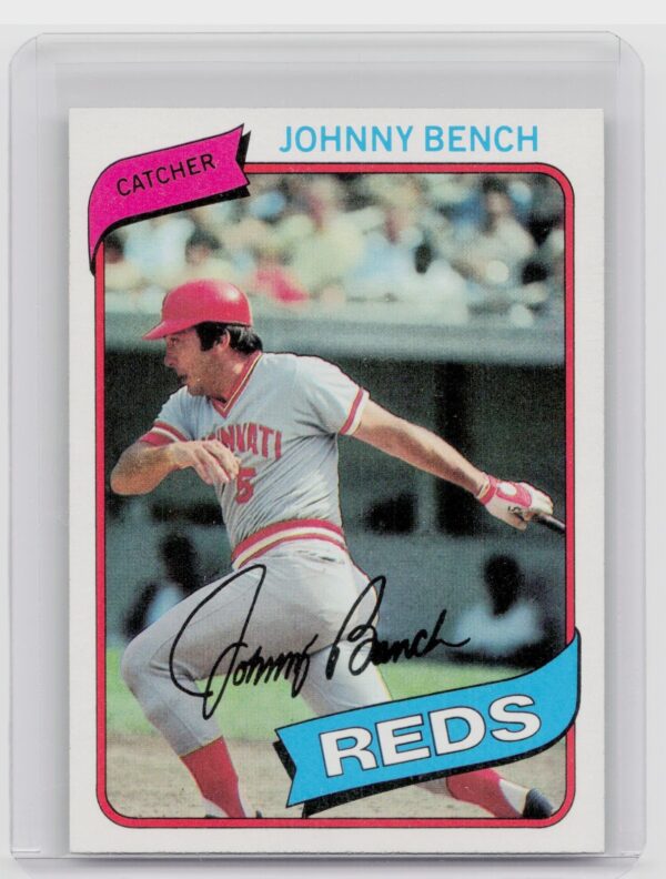 1980 Topps Johnny Bench #100 Reds