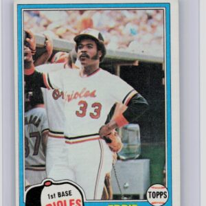 1981 Topps Eddie Murray #490 Orioles