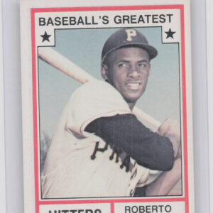 1982 TCMA Baseball's Greatest Hitters (White Back) Roberto Clemente #4 Pirates