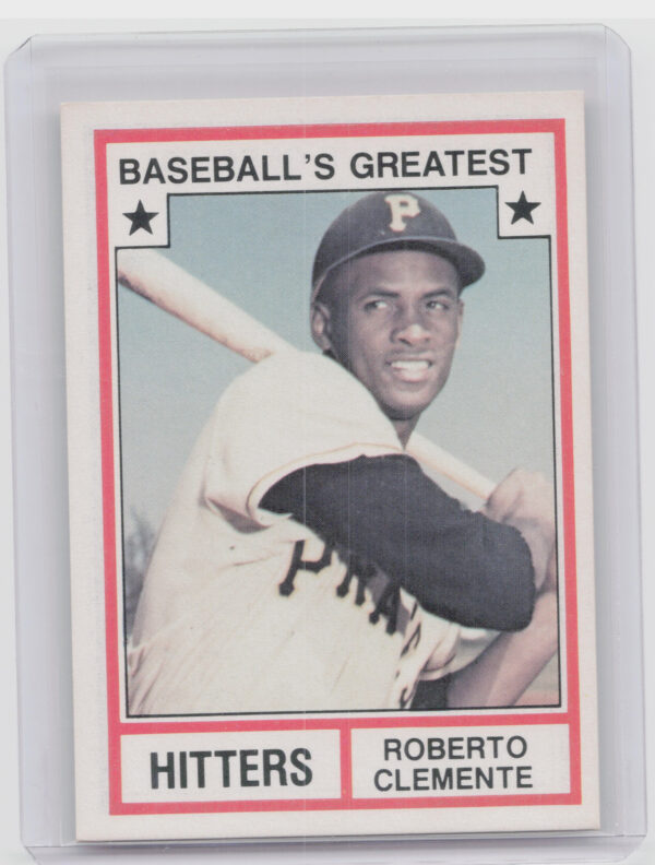 1982 TCMA Baseball's Greatest Hitters (White Back) Roberto Clemente #4 Pirates