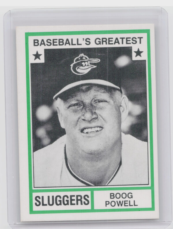 1982 TCMA Baseball's Greatest Sluggers (White Back) Boog Powell #42 Orioles
