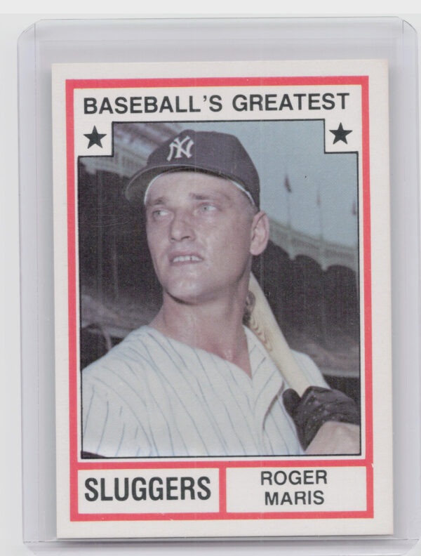 1982 TCMA Baseball's Greatest Sluggers (White Back) Roger Maris #2 Yankees