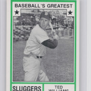 1982 TCMA Baseball's Greatest Sluggers (White Back) Ted Williams #22 Sox