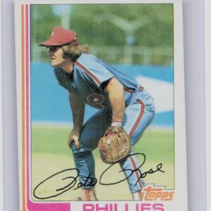 1982 Topps Pete Rose Blackless #780 Phillies