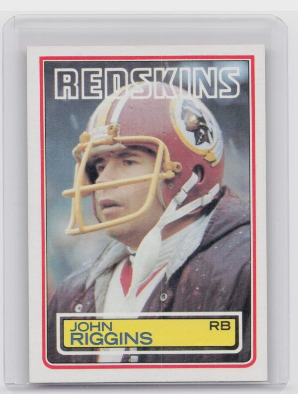 1983 Topps John Riggins #198 Redskins