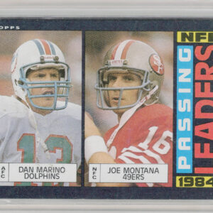 1985 Topps Dan Marino / Joe Montana #192 49ers